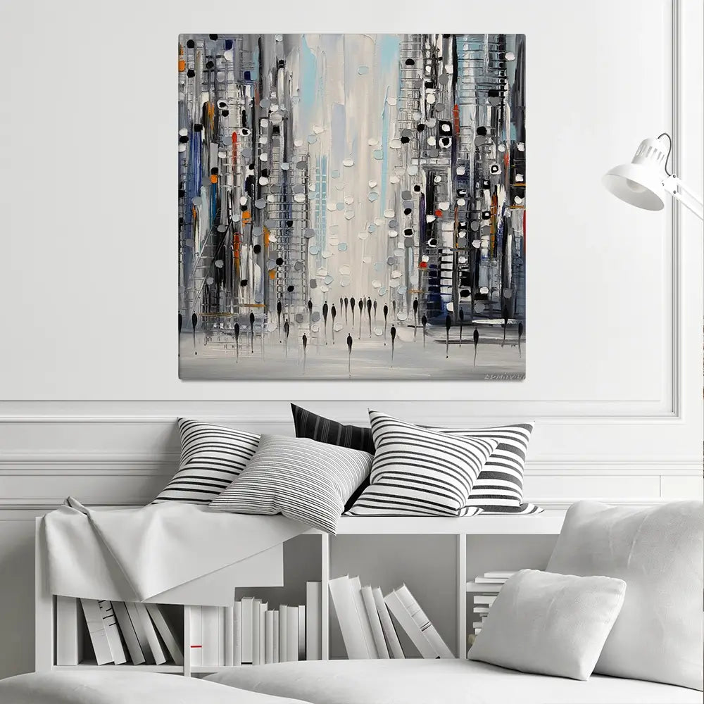 Street Life Canvas Print Street Life Canvas Print wall art product Ekaterina Ermilkina