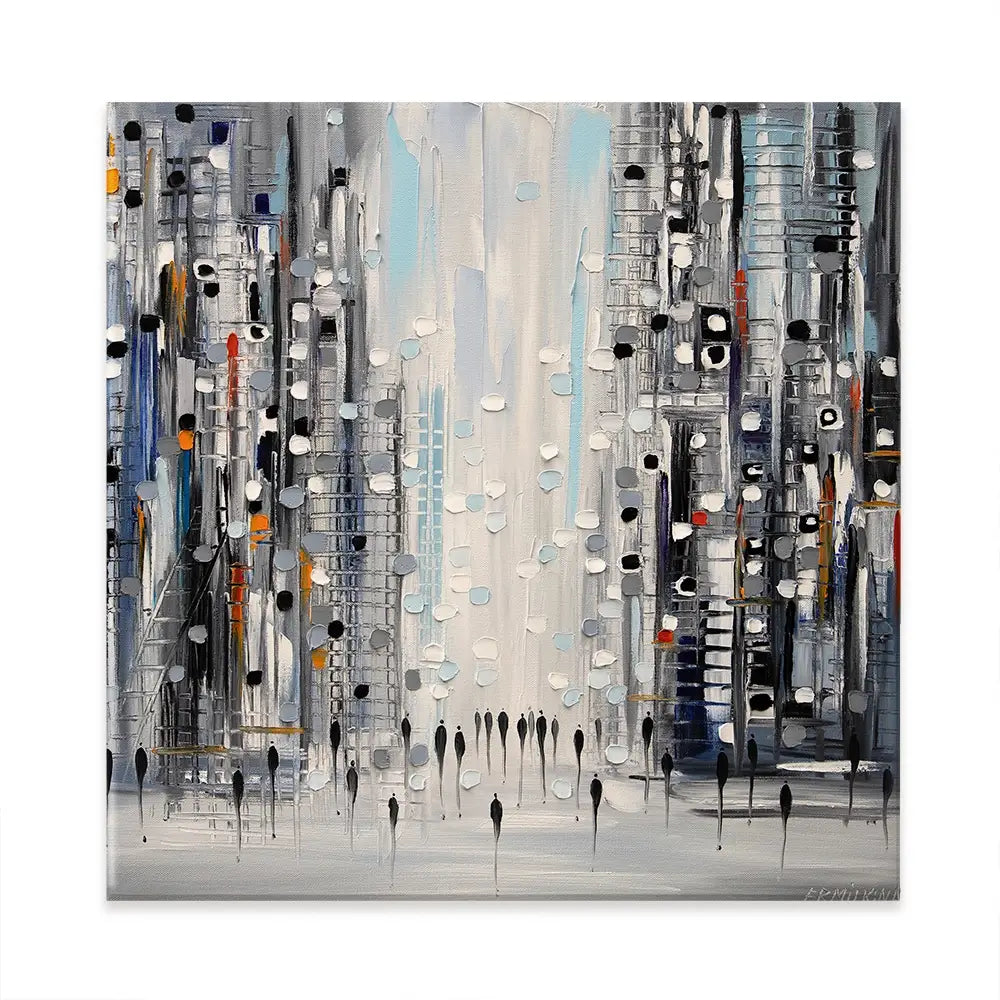 Street Life Canvas Print Street Life Canvas Print wall art product Ekaterina Ermilkina