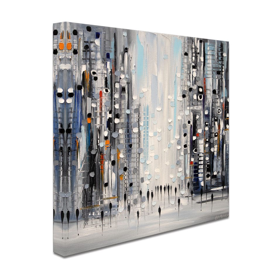 Street Life Canvas Print wall art product Ekaterina Ermilkina / Independent