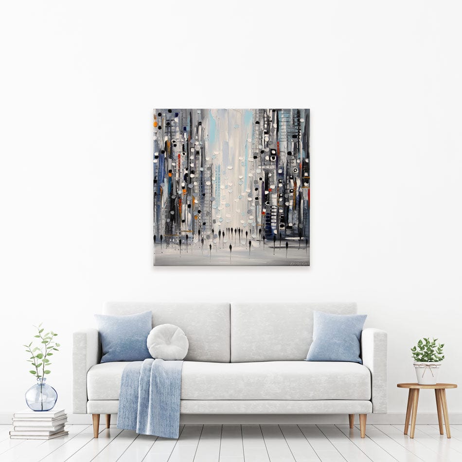 Street Life Canvas Print wall art product Ekaterina Ermilkina / Independent