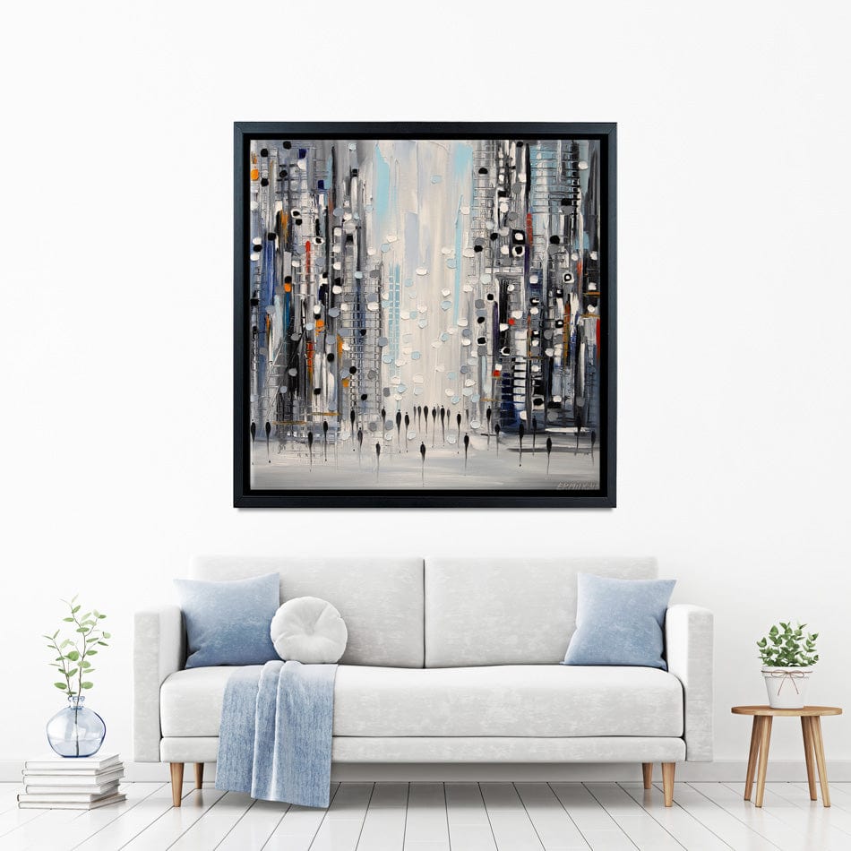 Street Life Canvas Print wall art product Ekaterina Ermilkina / Independent