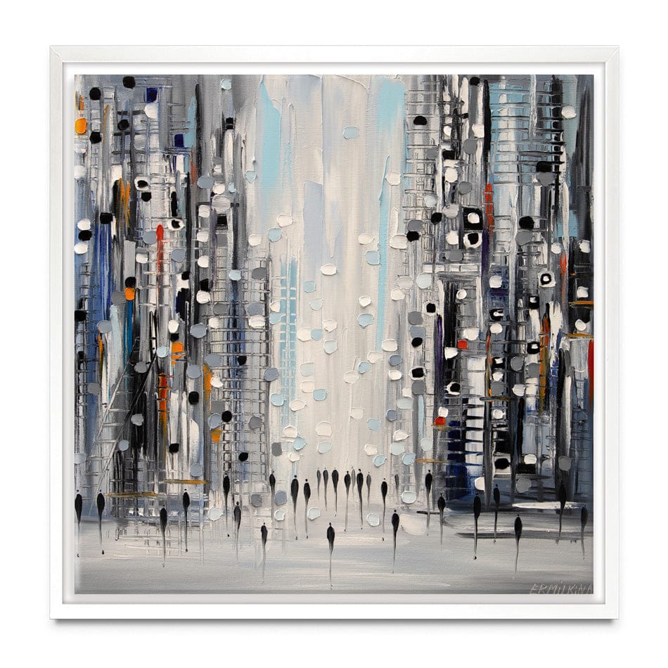 Street Life Canvas Print wall art product Ekaterina Ermilkina / Independent