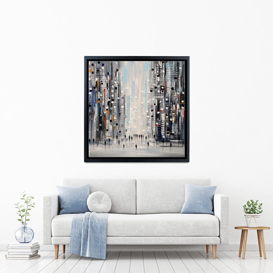 Street Life Canvas Print wall art product Ekaterina Ermilkina / Independent