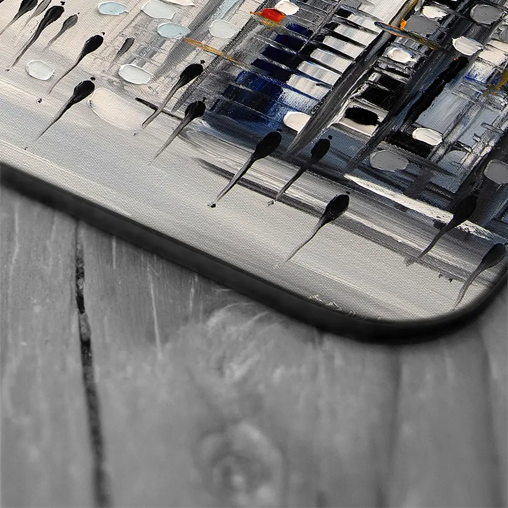 Street Life Coaster Set Rainbow Soul Tree Coaster Set | Rainbow Soul Tree Art Coasters wall art product Ekaterina Ermilkina