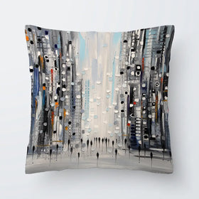 Street Life Cushion Street Life Cushion wall art product Ekaterina Ermilkina