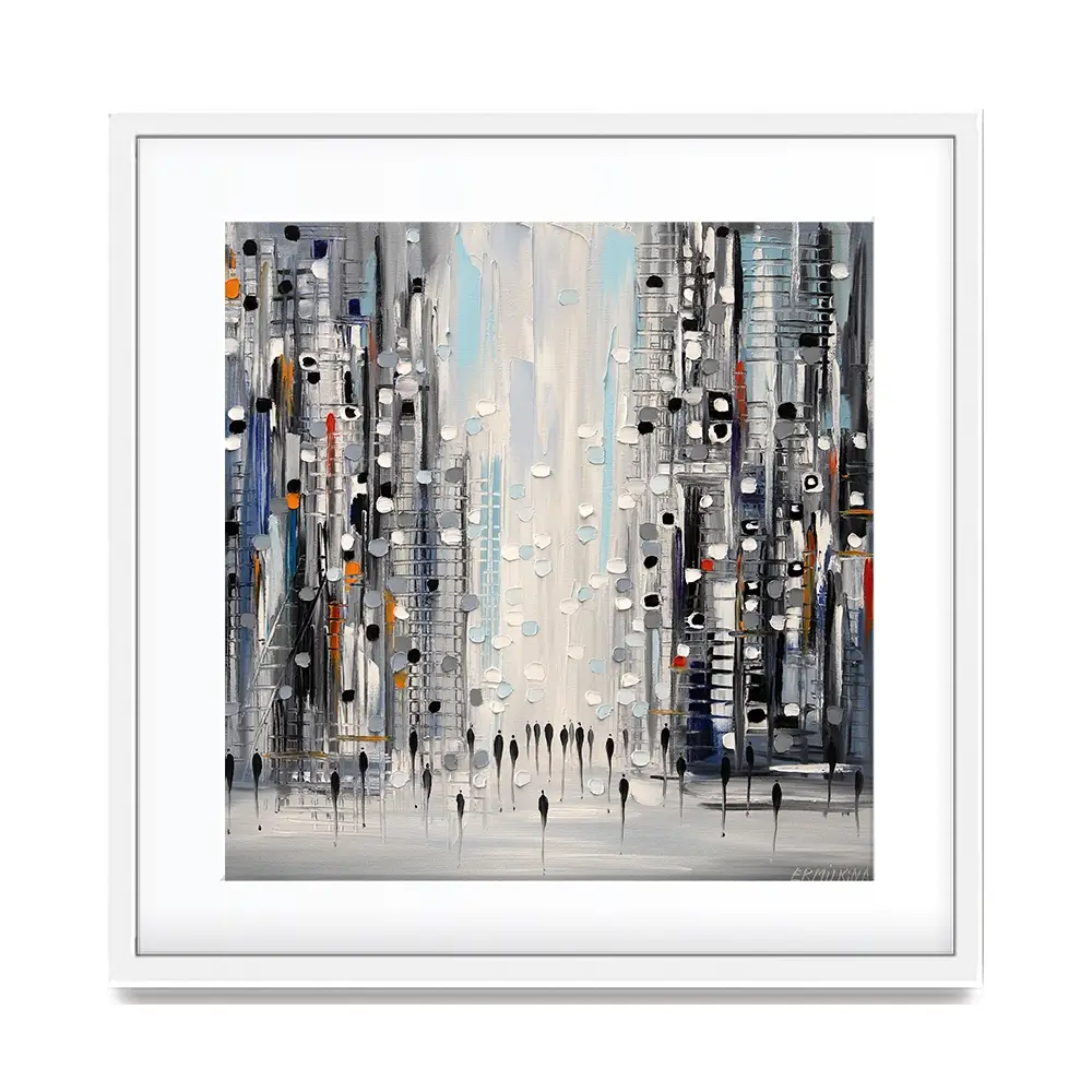 Street Life Framed Art Print Street Life Framed Art Print wall art product Ekaterina Ermilkina