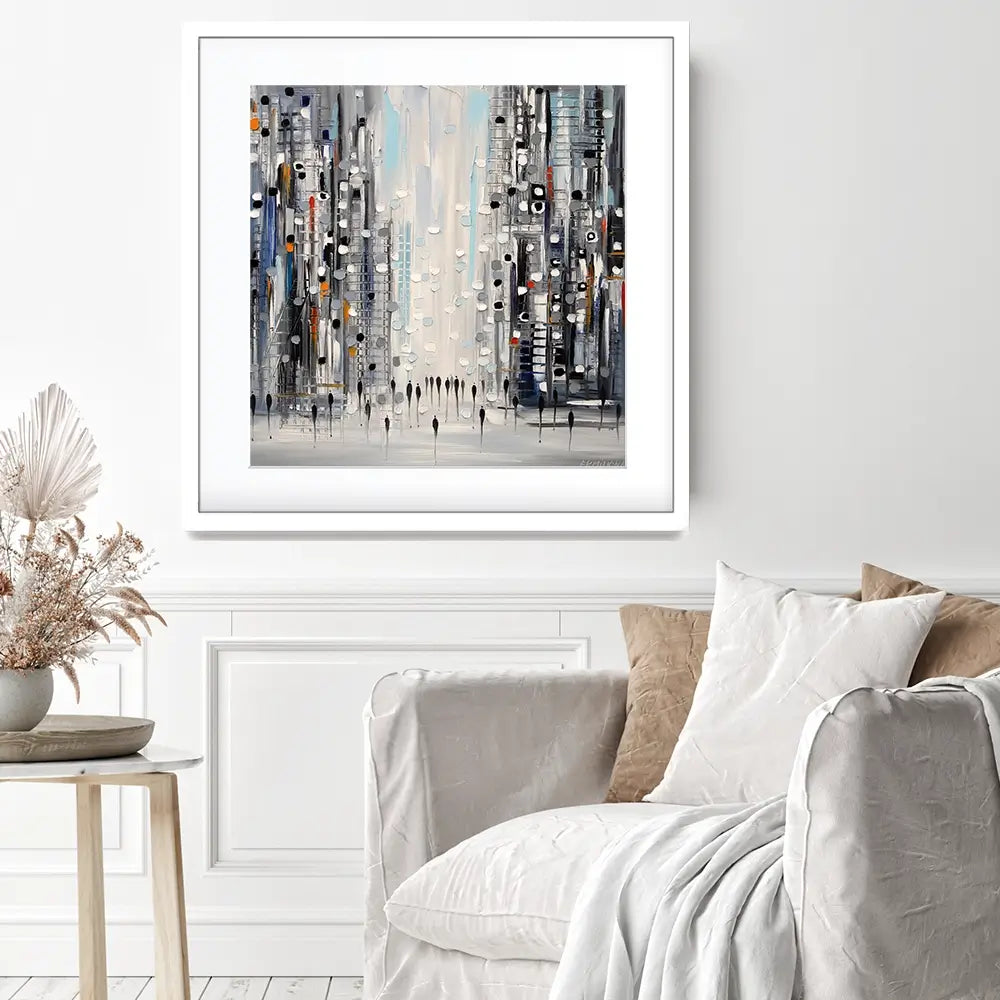 Street Life Framed Art Print Street Life Framed Art Print wall art product Ekaterina Ermilkina