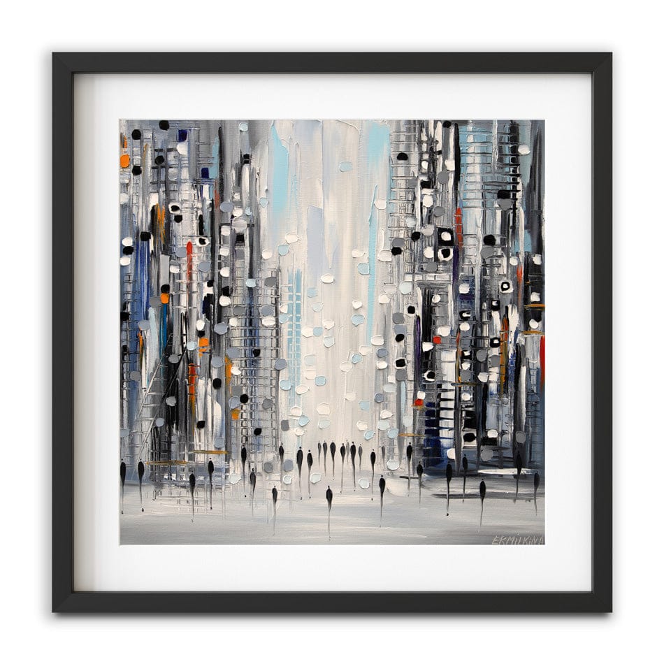 Street Life Framed Art Print wall art product Ekaterina Ermilkina / Independent