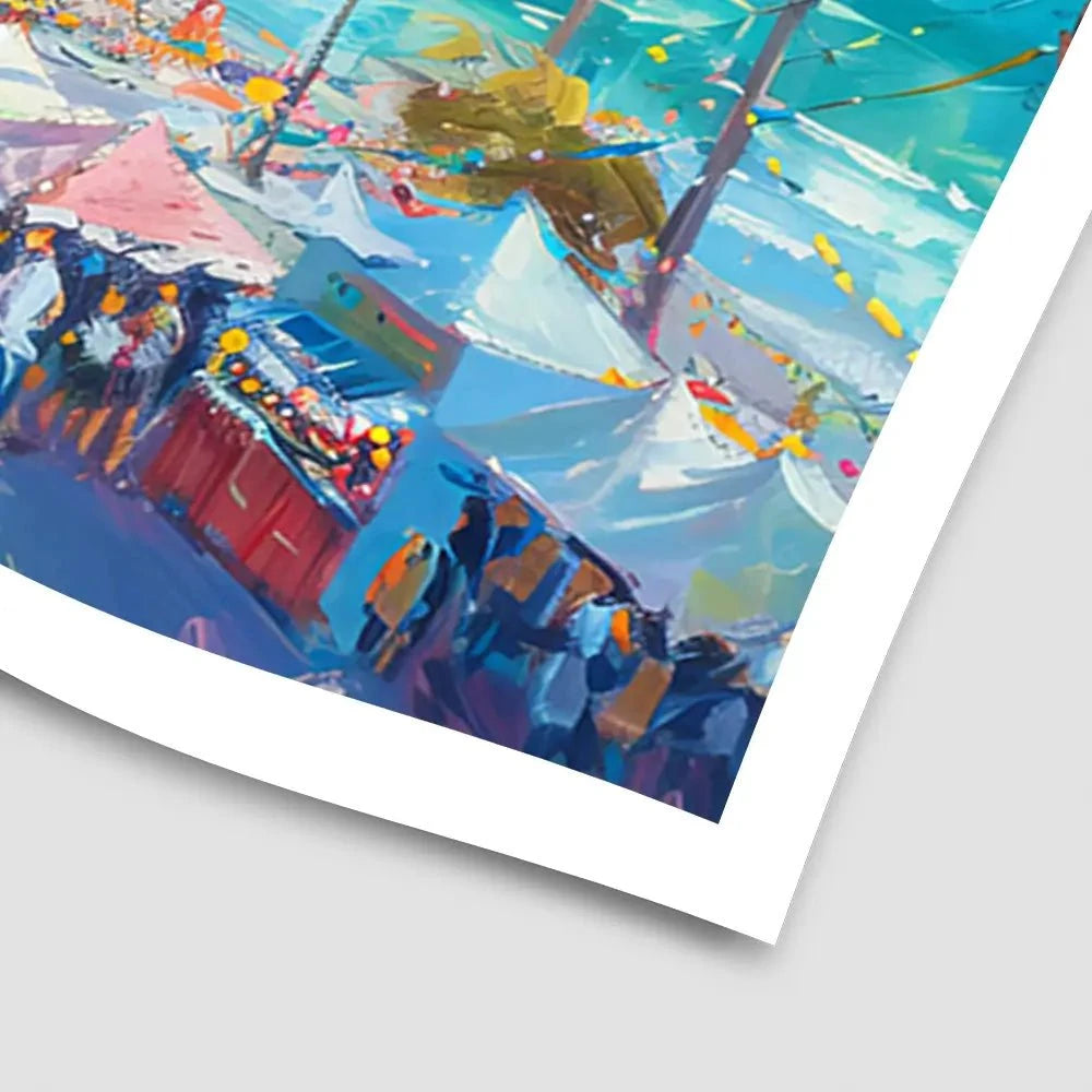 Street Market Art Print Street Market Art Print wall art product LSR Design Studio - Independent