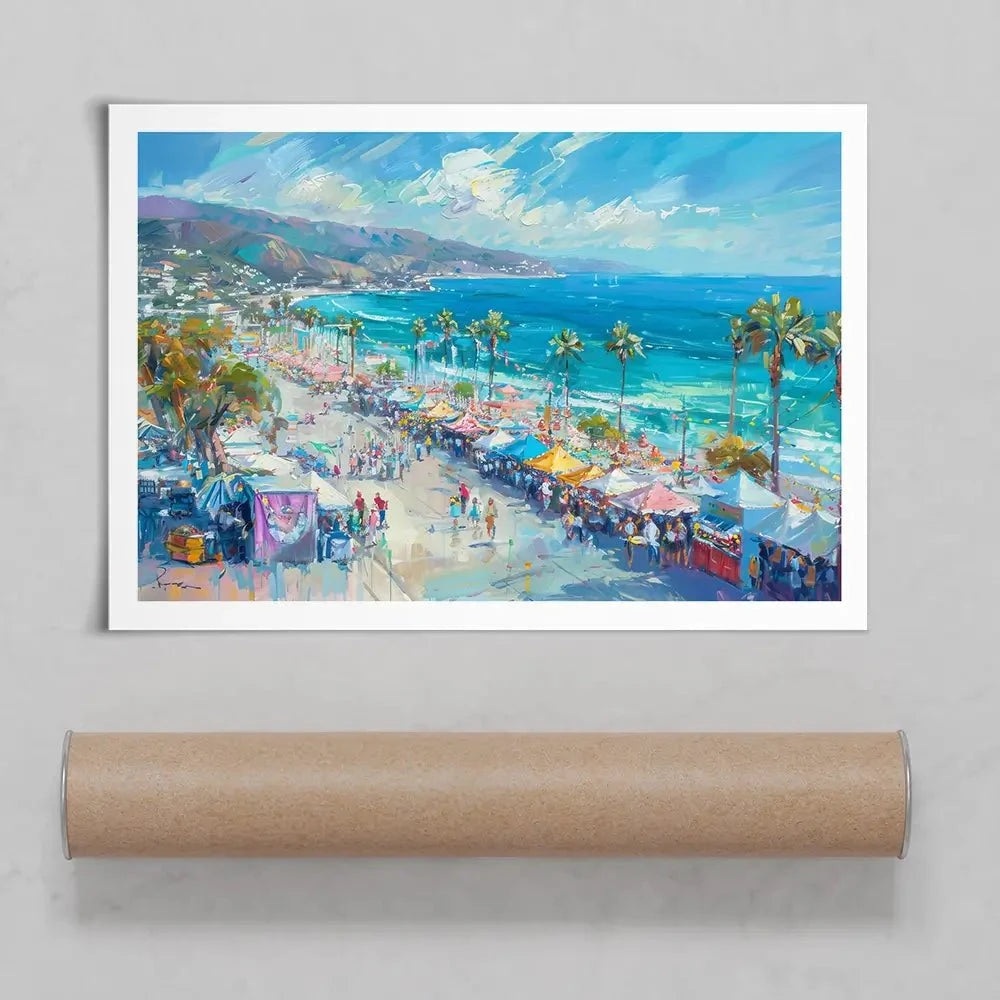 Street Market Art Print Street Market Art Print wall art product LSR Design Studio - Independent