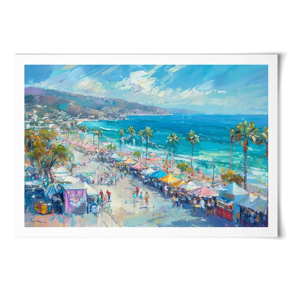 Street Market Art Print Street Market Art Print wall art product LSR Design Studio - Independent
