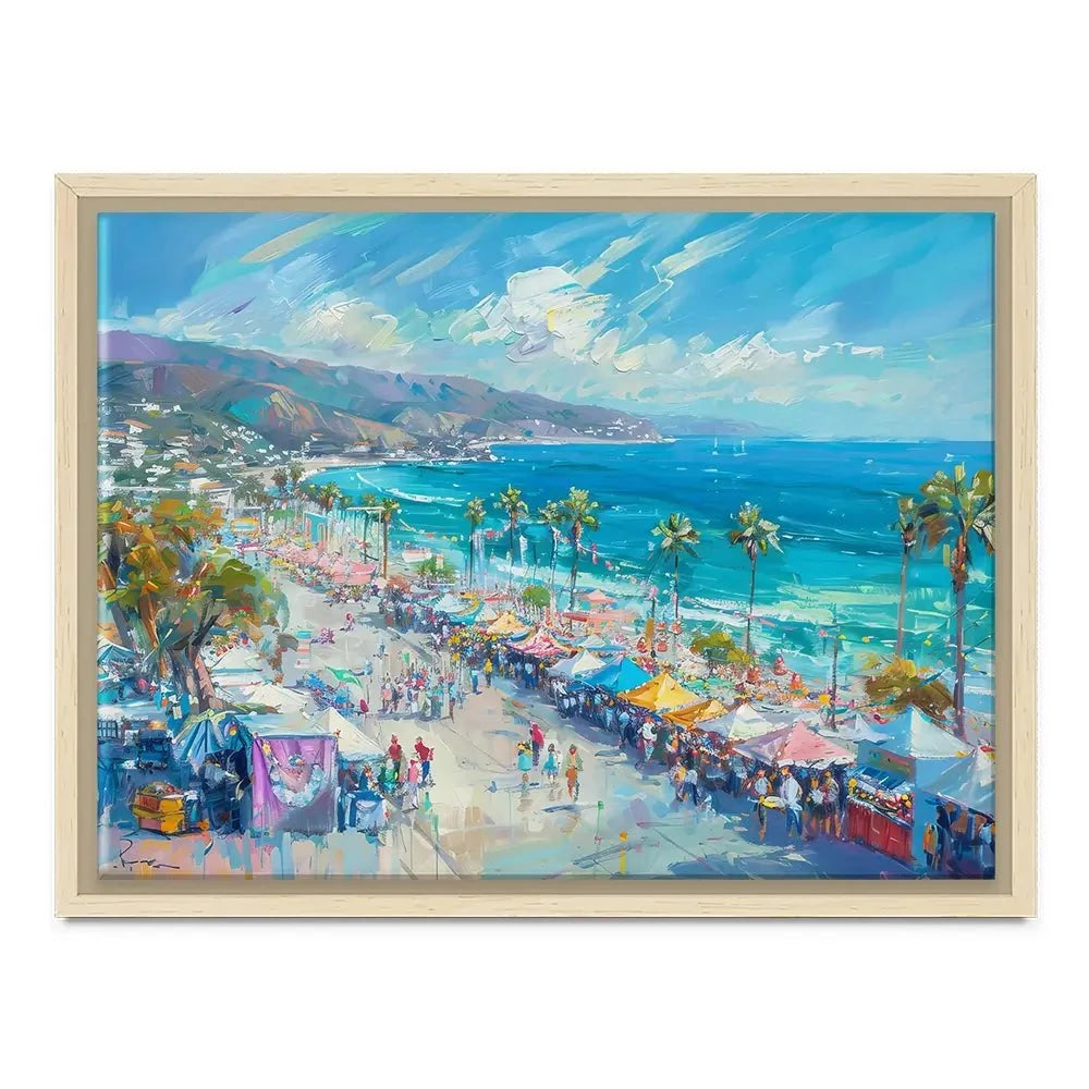 Street Market Canvas Print Street Market Canvas Print wall art product LSR Design Studio - Independent