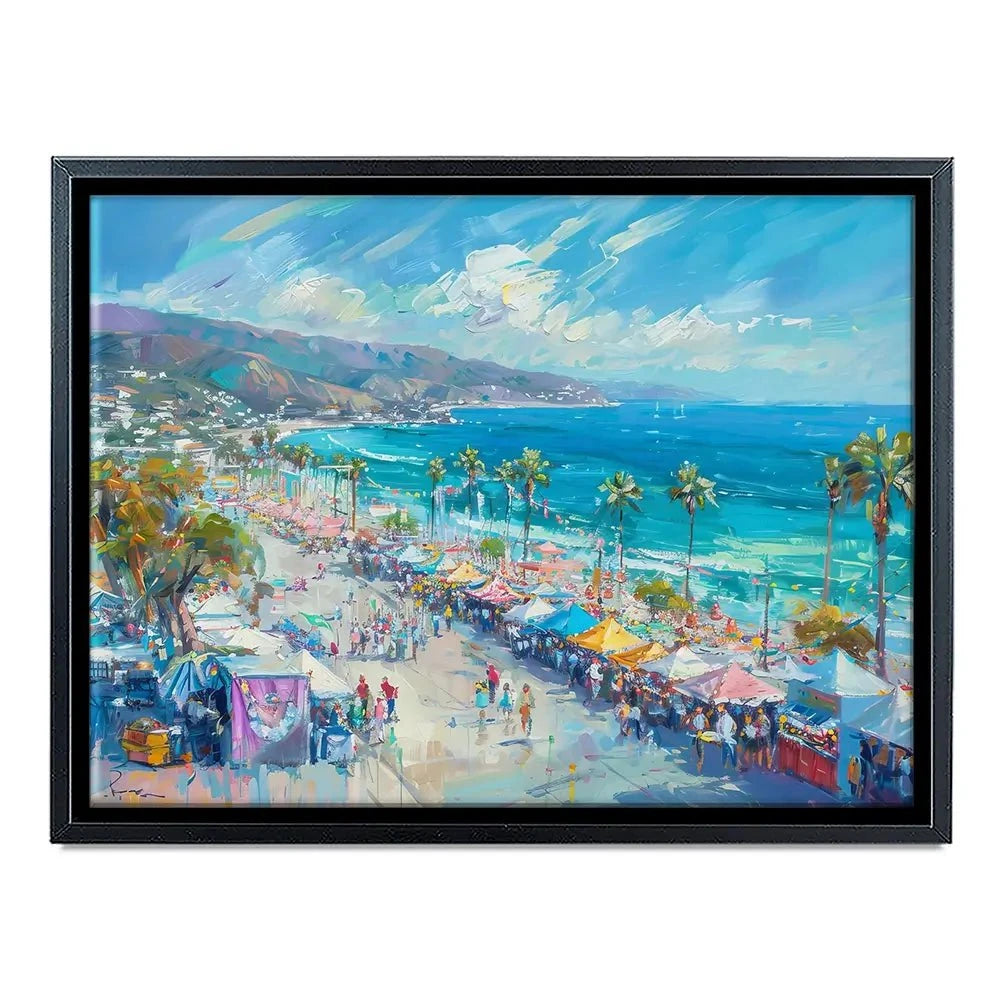 Street Market Canvas Print Street Market Canvas Print wall art product LSR Design Studio - Independent