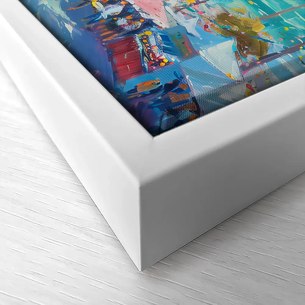 Street Market Canvas Print Street Market Canvas Print wall art product LSR Design Studio - Independent