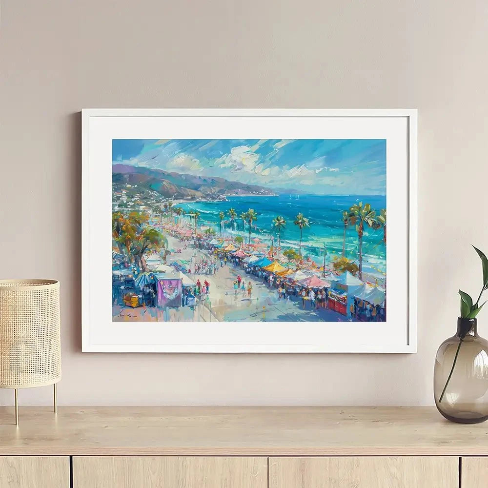 Street Market Framed Art Print Street Market Framed Art Print wall art product LSR Design Studio - Independent