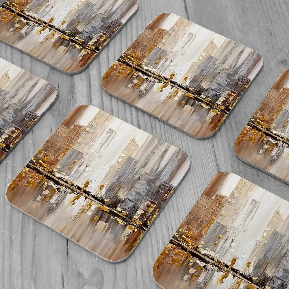 Streets Coaster Set Streets Coaster Set wall art product Osnat Tzadok