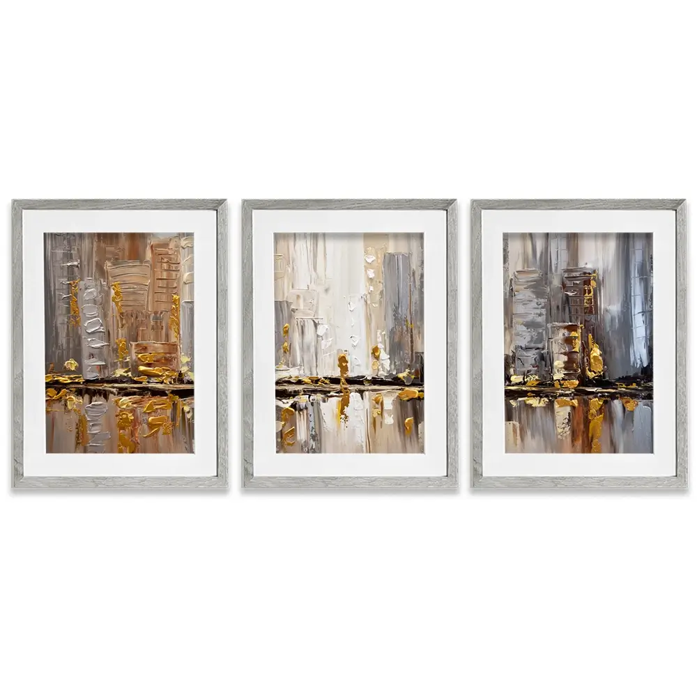 Streets Framed Art Print Trio Streets Framed Art Print Trio wall art product Osnat Tzadok