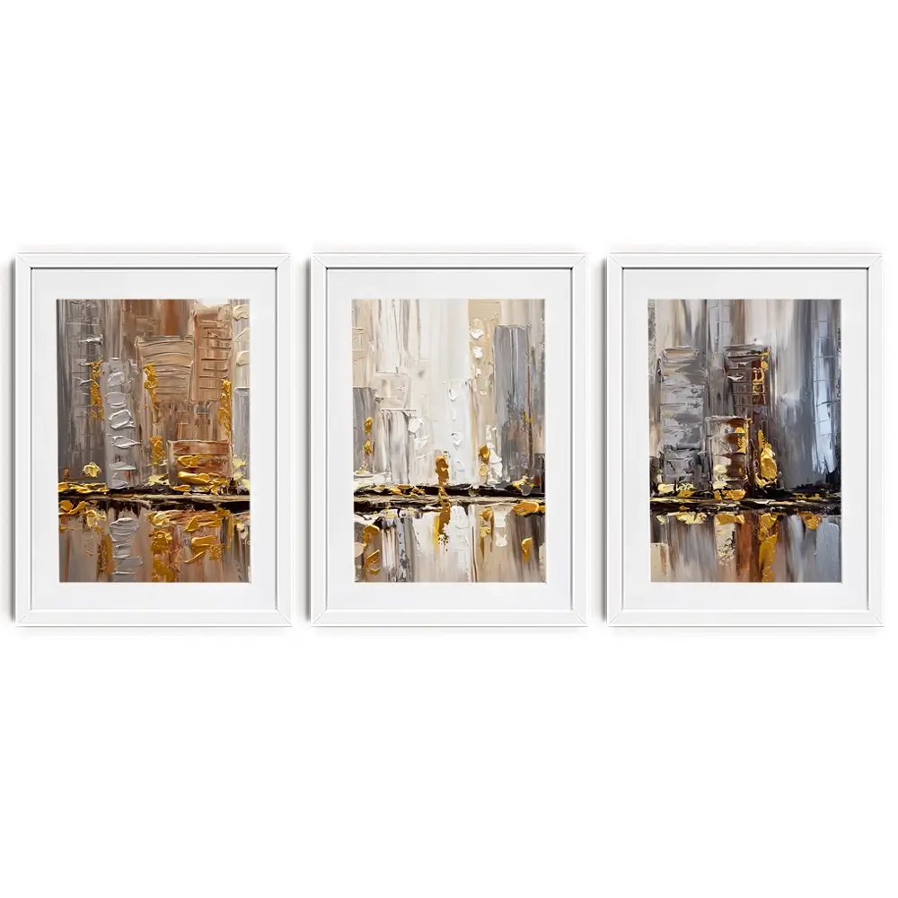 Streets Framed Art Print Trio Streets Framed Art Print Trio wall art product Osnat Tzadok