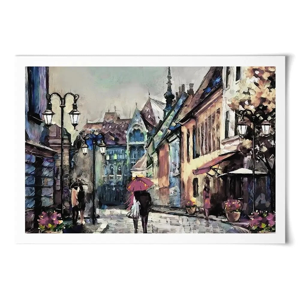 Streets Of Paris Art Print Streets Of Paris Art Print wall art product lisima / Shutterstock