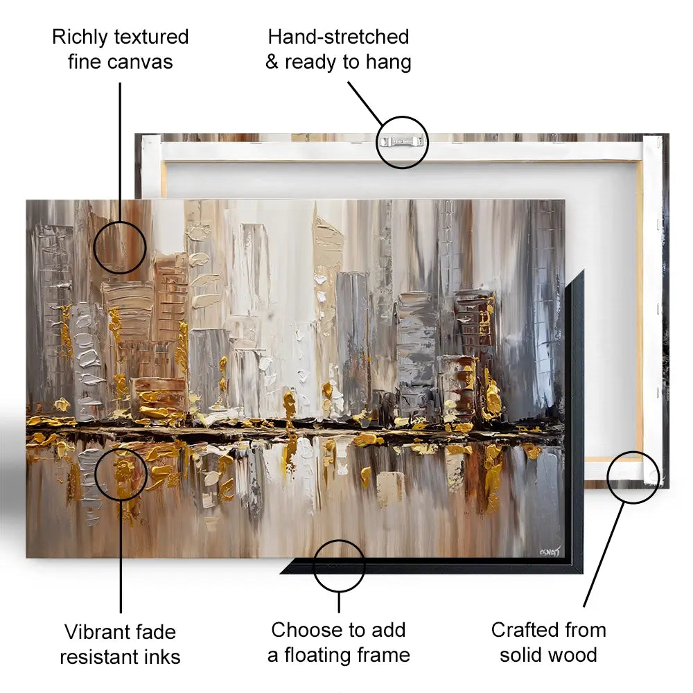 Streets Oversized Canvas Print Streets Oversized Canvas Print wall art product Osnat Tzadok