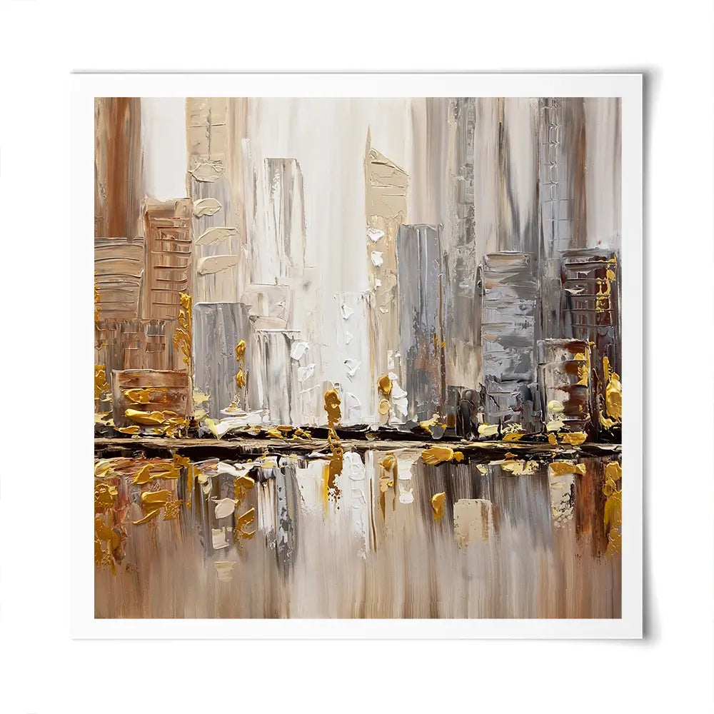Streets Square Art Print Streets Square Art Print wall art product Osnat Tzadok