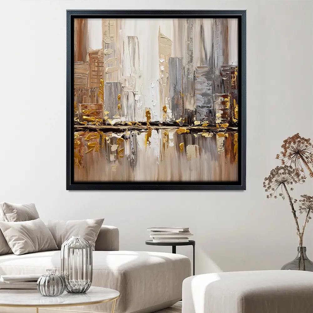 Streets Square Canvas Print Streets Square Canvas Print wall art product Osnat Tzadok