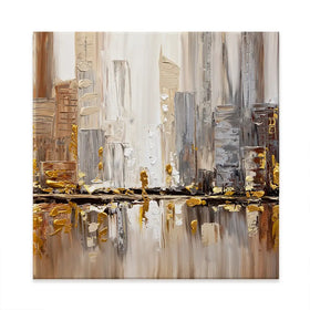 Streets Square Canvas Print Streets Square Canvas Print wall art product Osnat Tzadok
