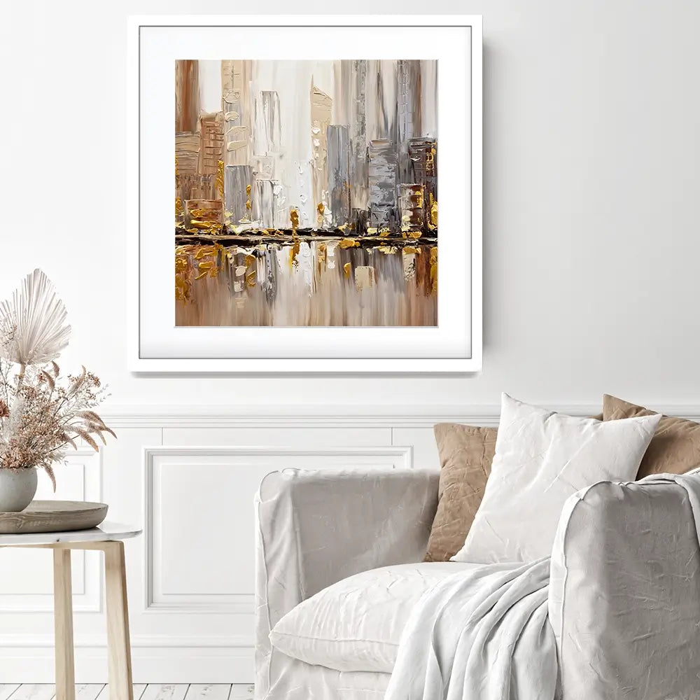 Streets Square Framed Art Print Streets Square Framed Art Print wall art product Osnat Tzadok
