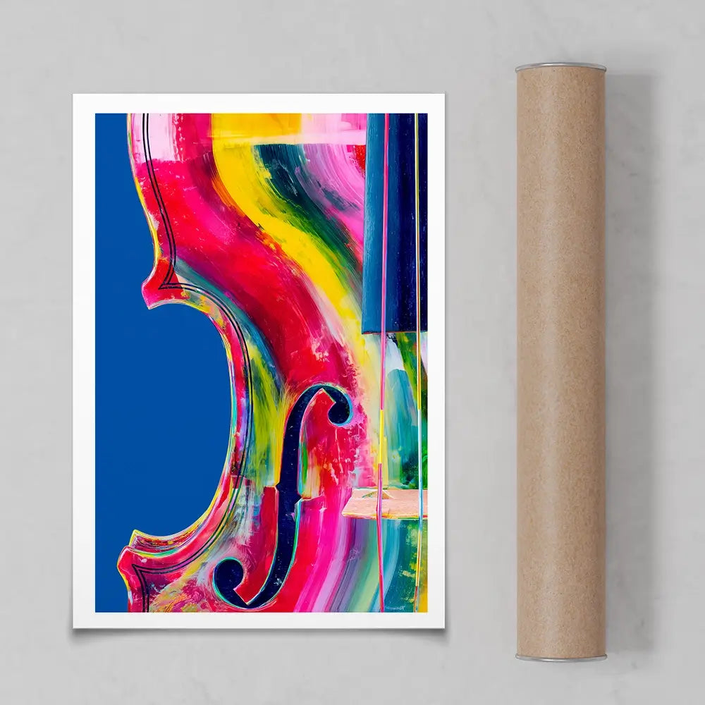 Strings In Bloom Art Print Strings In Bloom Art Print wall art product Chromatic Storm Studio