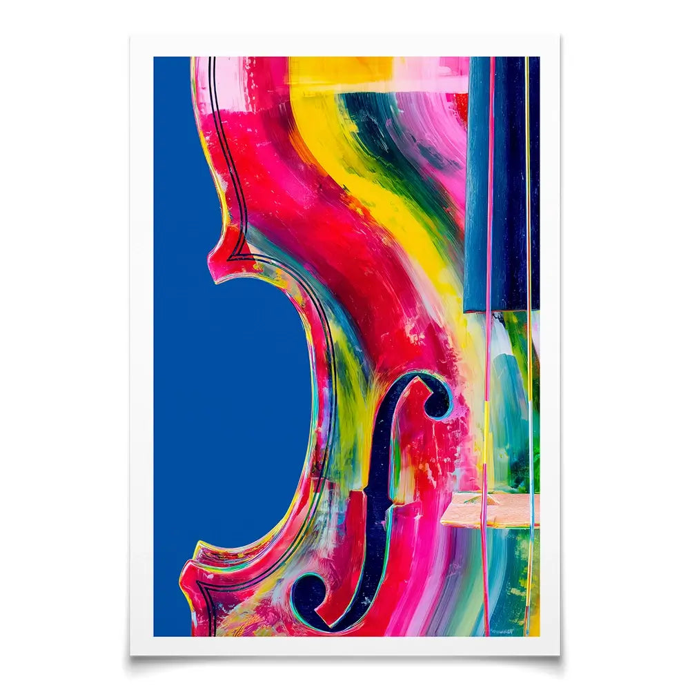 Strings In Bloom Art Print Strings In Bloom Art Print wall art product Chromatic Storm Studio