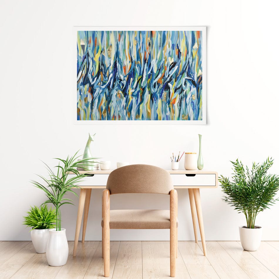 Stripes Art Print wall art product Olga Tkachyk
