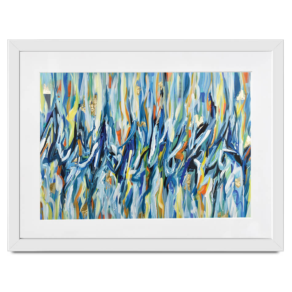 Stripes Framed Art Print Stripes Framed Art Print wall art product Olga Tkachyk