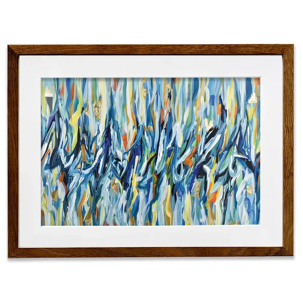 Stripes Framed Art Print Stripes Framed Art Print wall art product Olga Tkachyk