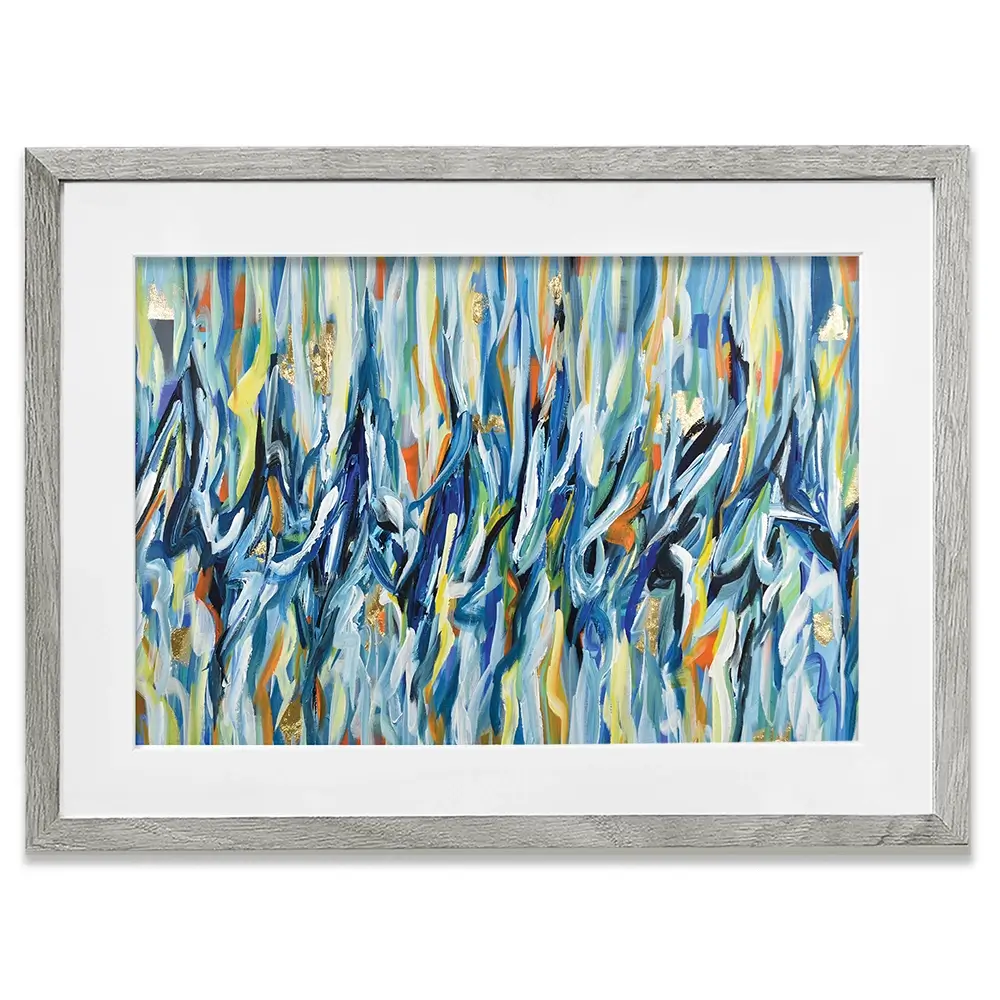 Stripes Framed Art Print Stripes Framed Art Print wall art product Olga Tkachyk