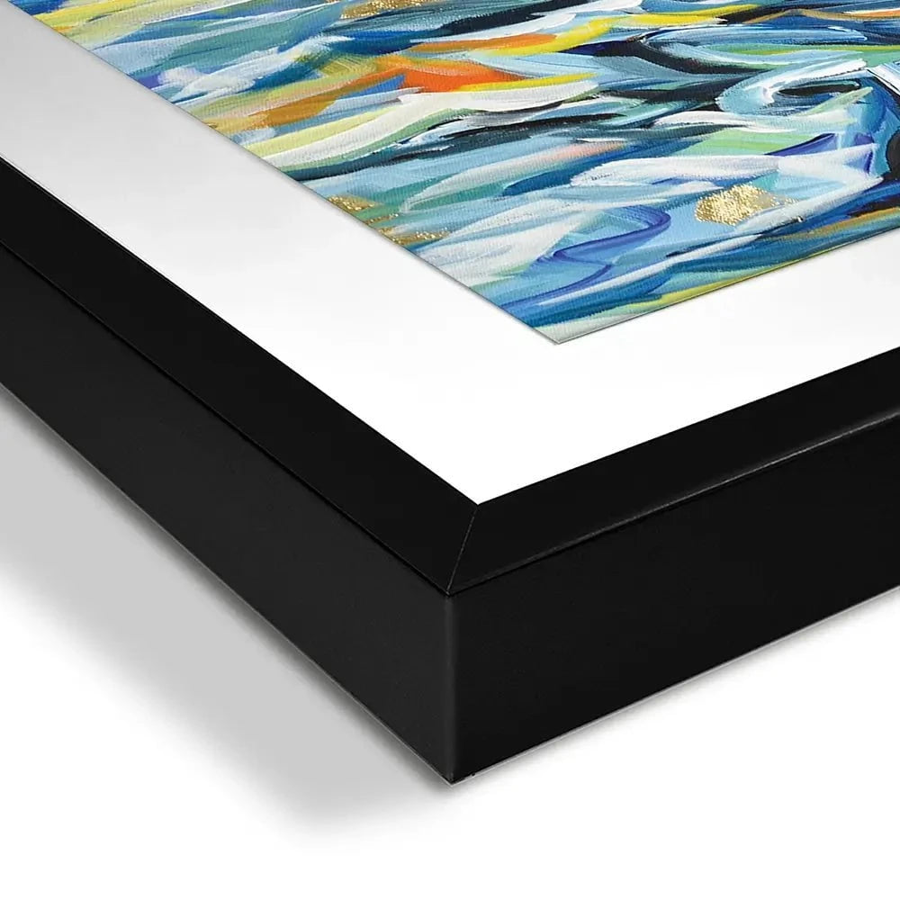 Stripes Framed Art Print Stripes Framed Art Print wall art product Olga Tkachyk