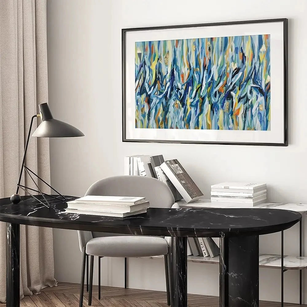 Stripes Framed Art Print Stripes Framed Art Print wall art product Olga Tkachyk