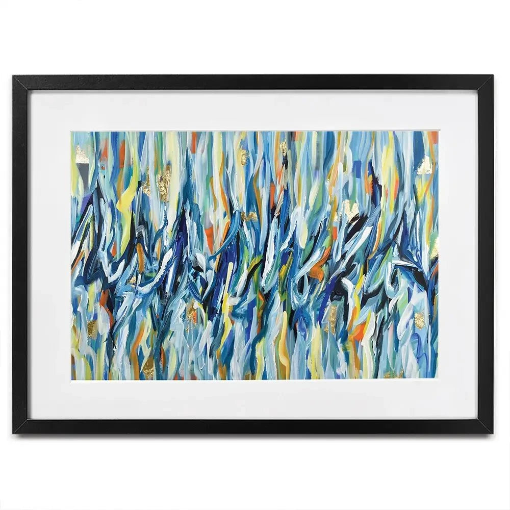 Stripes Framed Art Print Stripes Framed Art Print wall art product Olga Tkachyk