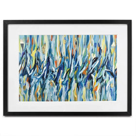 Stripes Framed Art Print Stripes Framed Art Print wall art product Olga Tkachyk