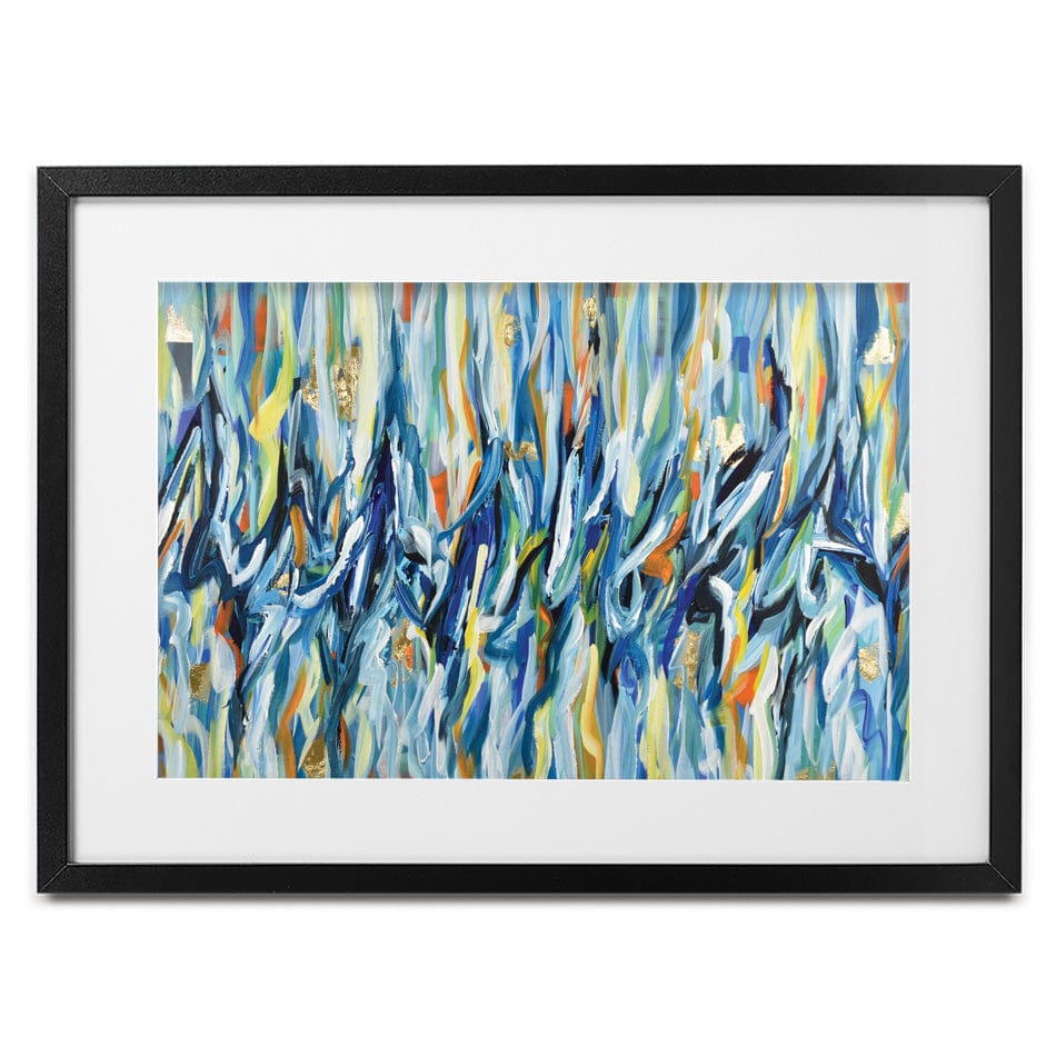 Stripes Framed Art Print wall art product Olga Tkachyk