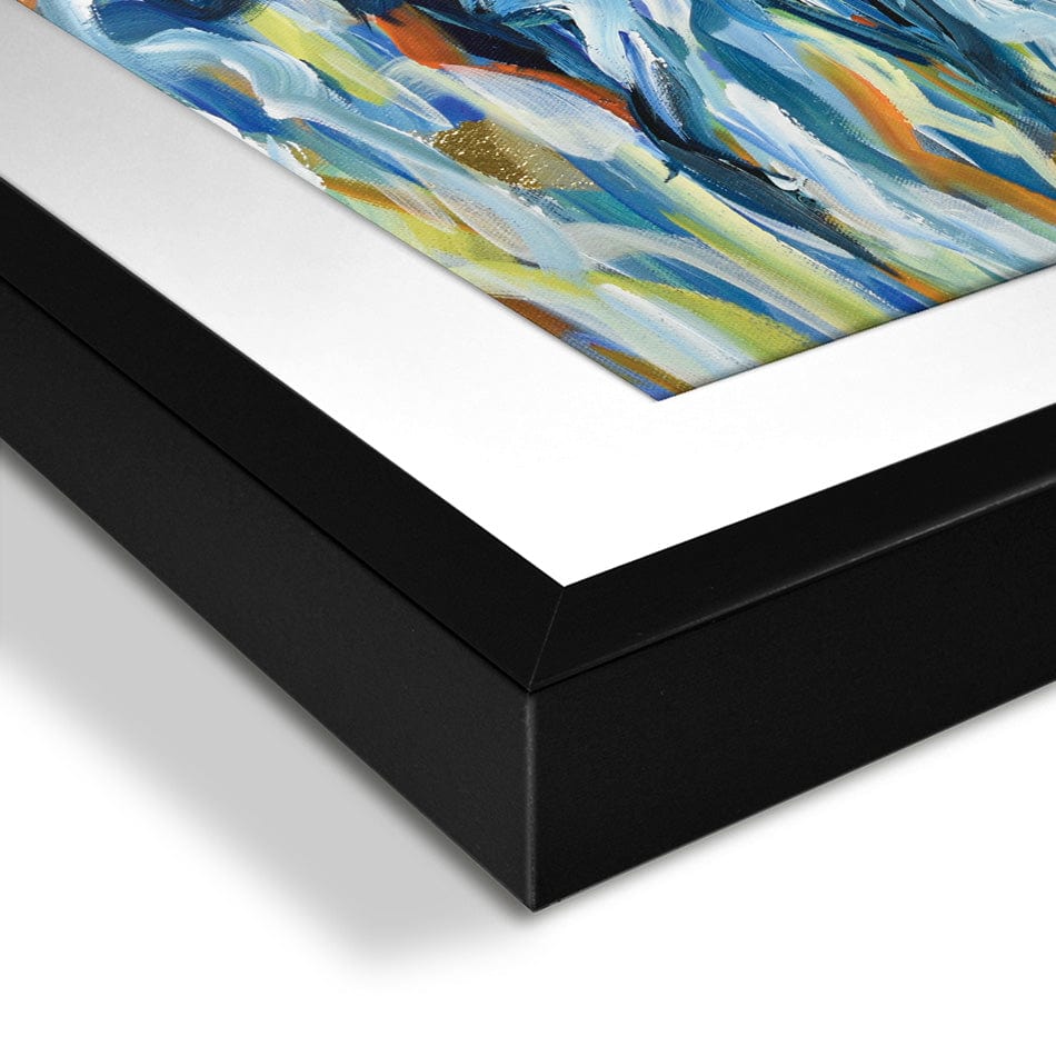 Stripes Framed Art Print wall art product Olga Tkachyk