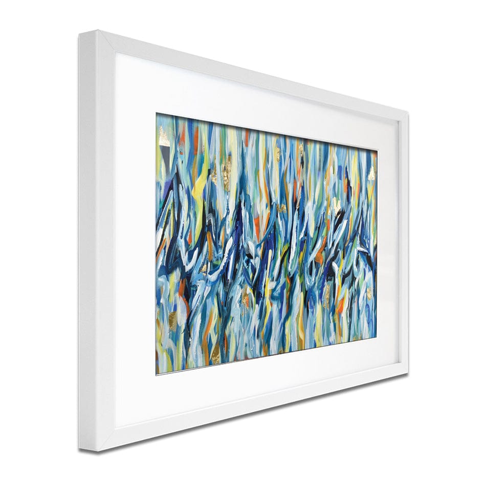 Stripes Framed Art Print wall art product Olga Tkachyk