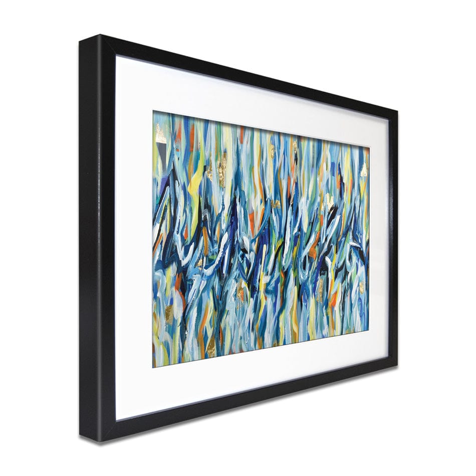 Stripes Framed Art Print wall art product Olga Tkachyk