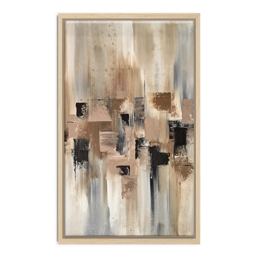Strokes Of Brown Canvas Print Strokes Of Brown Canvas Print wall art product Art Print Shop