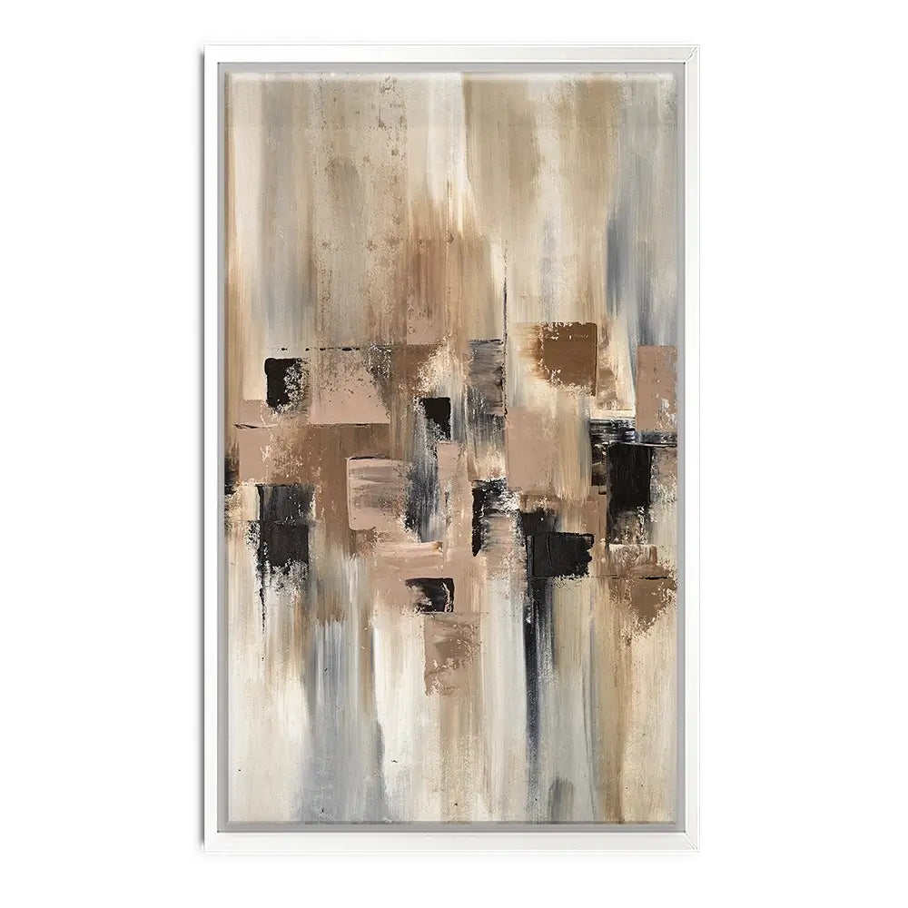 Strokes Of Brown Canvas Print Strokes Of Brown Canvas Print wall art product Art Print Shop