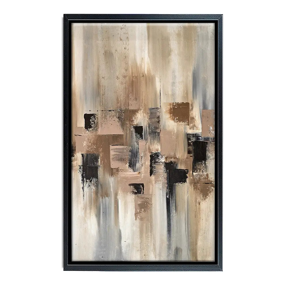 Strokes Of Brown Canvas Print Strokes Of Brown Canvas Print wall art product Art Print Shop