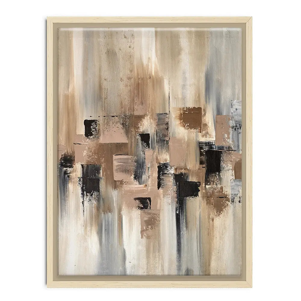 Strokes Of Brown Canvas Print Strokes Of Brown Canvas Print wall art product Art Print Shop