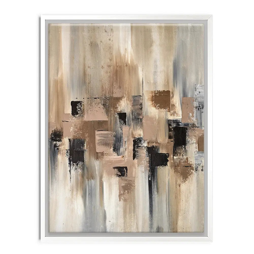 Strokes Of Brown Canvas Print Strokes Of Brown Canvas Print wall art product Art Print Shop