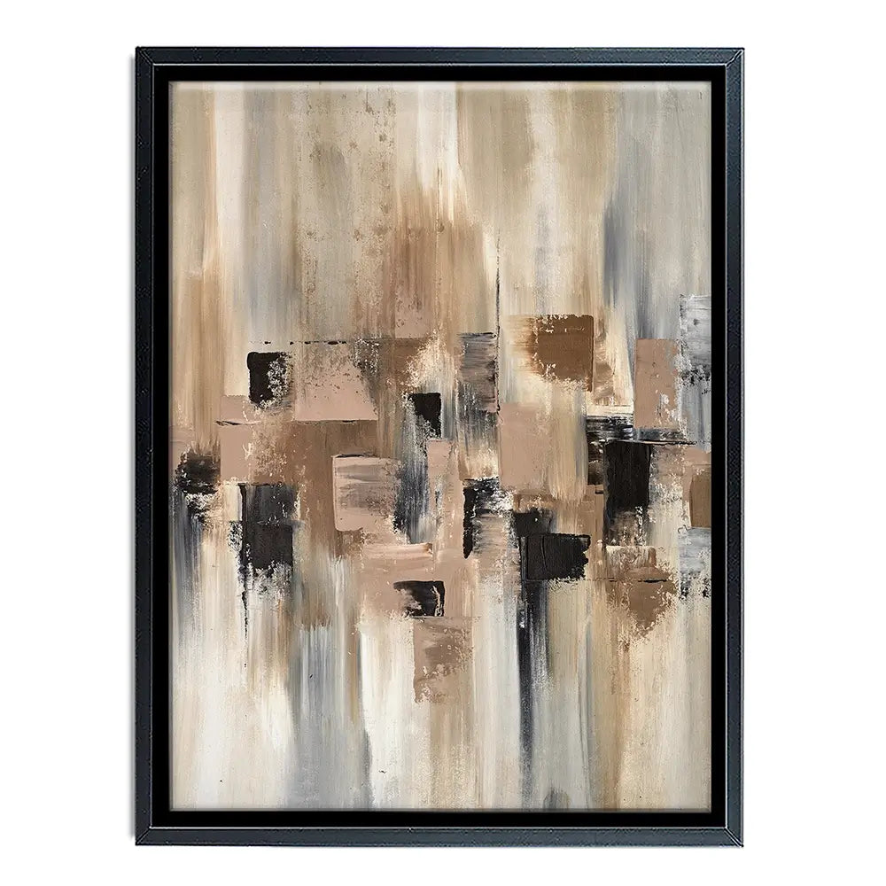 Strokes Of Brown Canvas Print Strokes Of Brown Canvas Print wall art product Art Print Shop