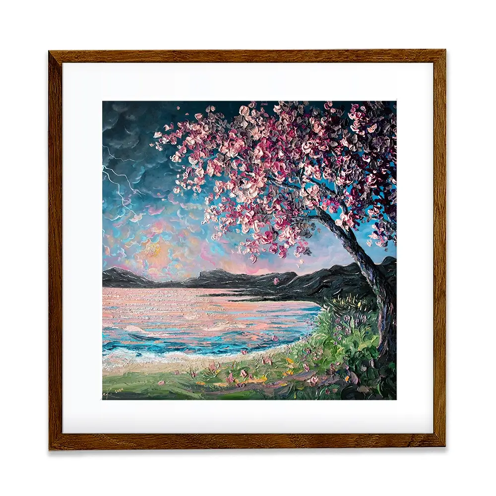 Struck By You Square Framed Art Print Struck By You Square Framed Art Print wall art product Art Print Shop