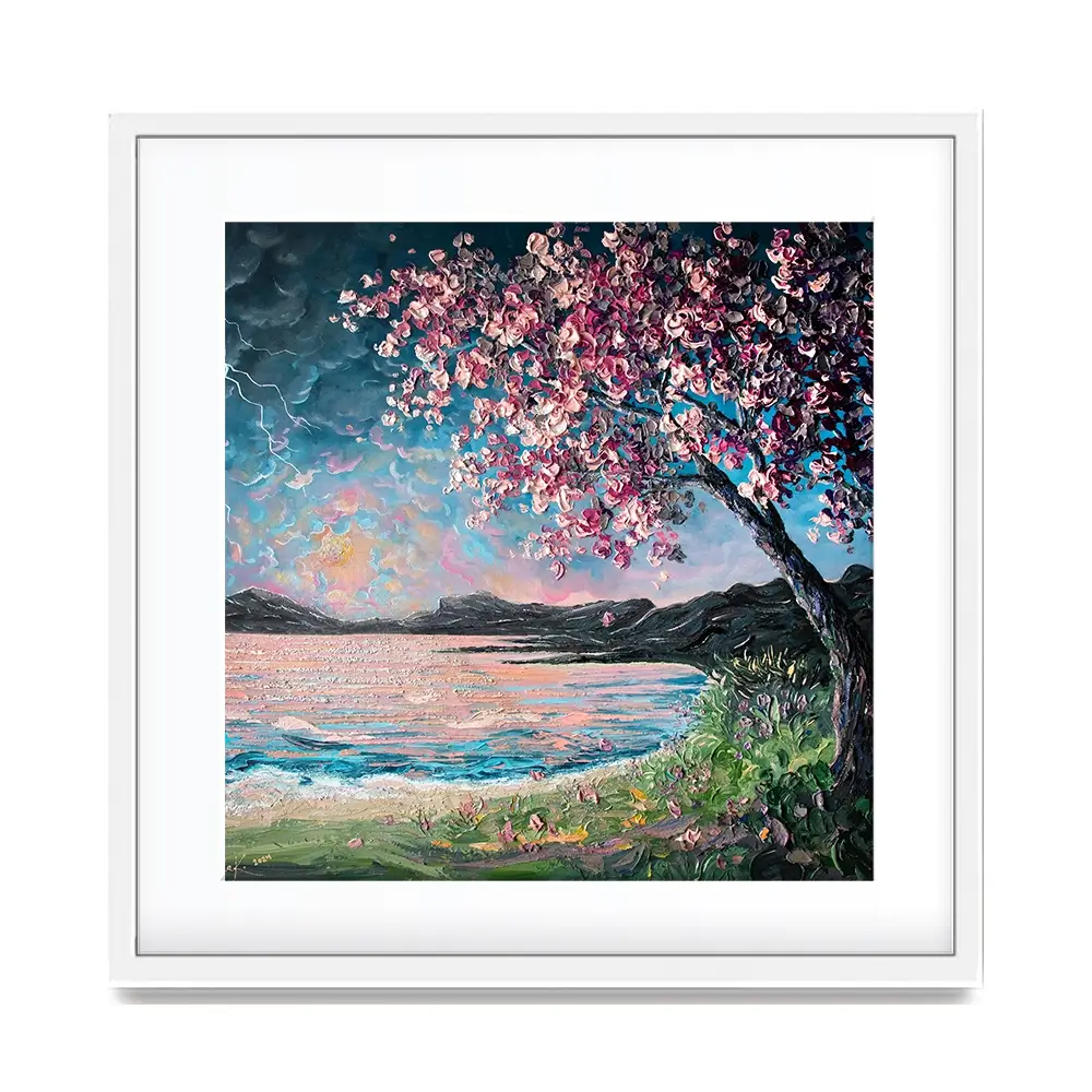 Struck By You Square Framed Art Print Struck By You Square Framed Art Print wall art product Art Print Shop